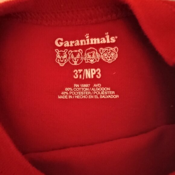 Garanimlas Boys Red Tank Top, Proud To Be Loud Graphic, 3T, Gently Used - Picture 4 of 4